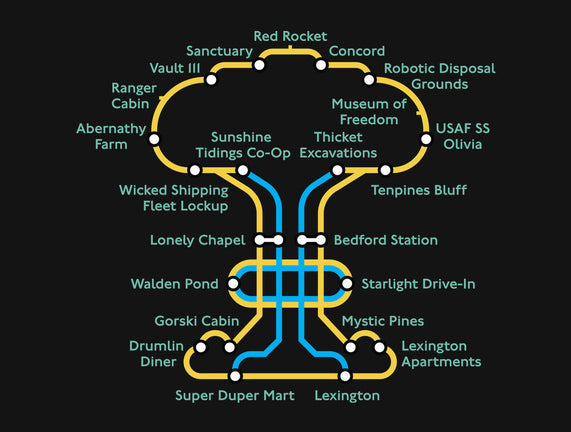 Wasteland Underground Map