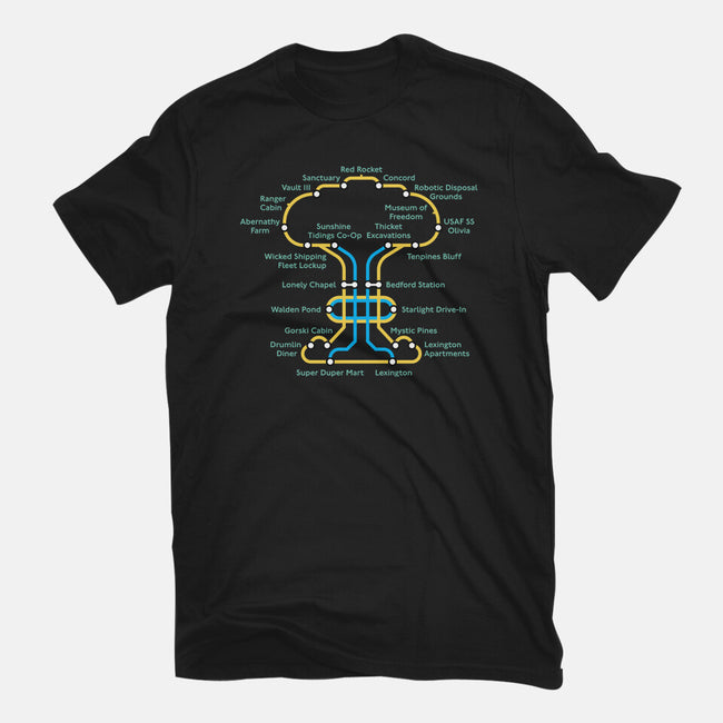 Wasteland Underground Map-Youth-Basic-Tee-rocketman_art