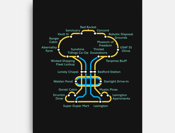 Wasteland Underground Map