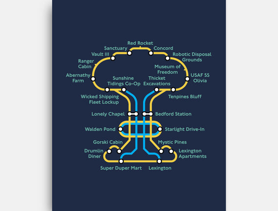 Wasteland Underground Map