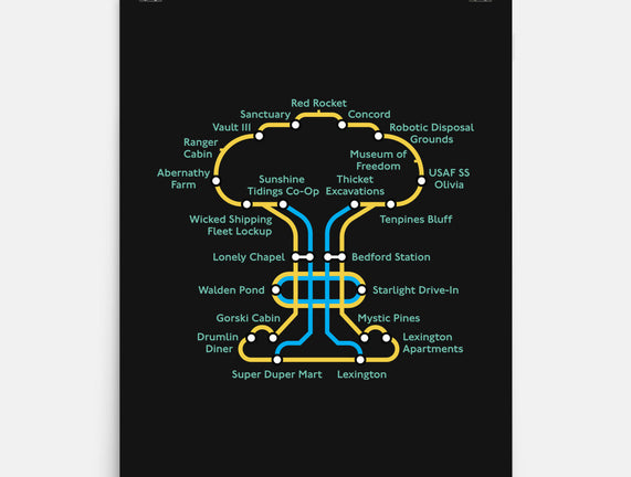 Wasteland Underground Map