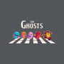 The Ghosts Pac-Womens-V-Neck-Tee-2DFeer