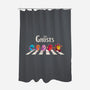The Ghosts Pac-None-Polyester-Shower Curtain-2DFeer