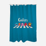 The Ghosts Pac-None-Polyester-Shower Curtain-2DFeer
