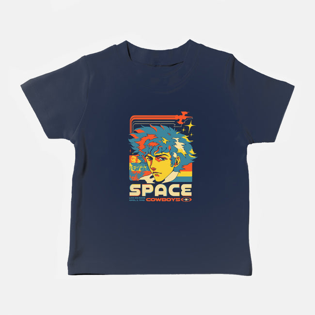 Space Cowboys Live On Mars-Baby-Basic-Tee-ilustrata