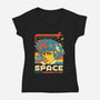 Space Cowboys Live On Mars-Womens-V-Neck-Tee-ilustrata