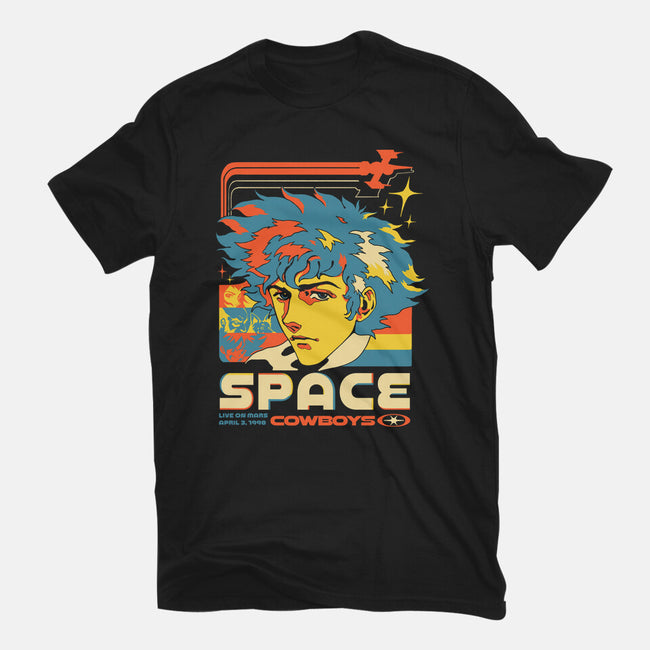 Space Cowboys Live On Mars-Womens-Basic-Tee-ilustrata