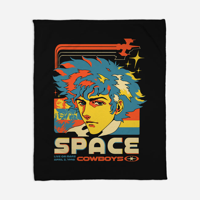Space Cowboys Live On Mars-None-Fleece-Blanket-ilustrata