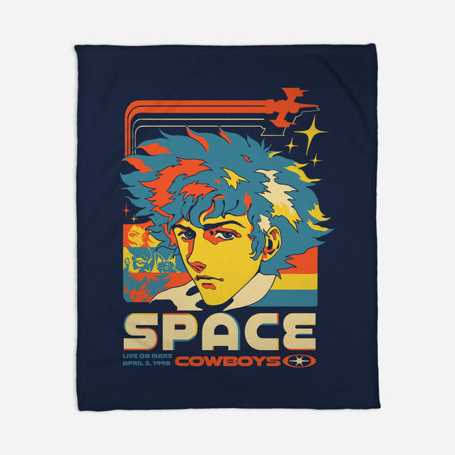 Space Cowboys Live On Mars-None-Fleece-Blanket-ilustrata