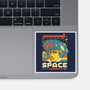 Space Cowboys Live On Mars-None-Glossy-Sticker-ilustrata