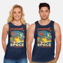 Space Cowboys Live On Mars-Unisex-Basic-Tank-ilustrata