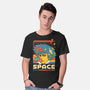 Space Cowboys Live On Mars-Mens-Basic-Tee-ilustrata
