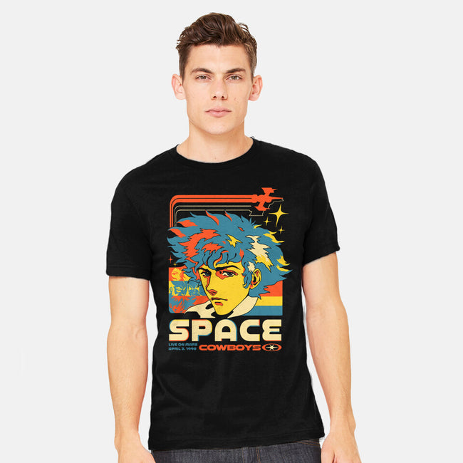 Space Cowboys Live On Mars-Mens-Heavyweight-Tee-ilustrata