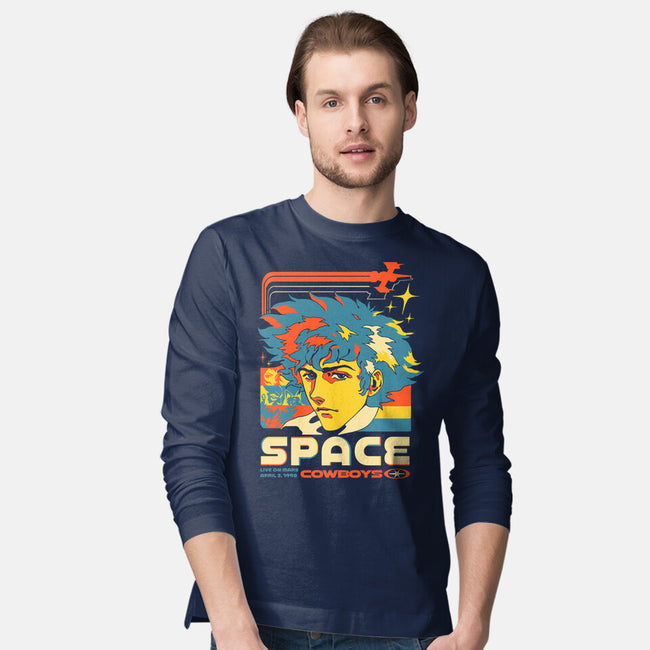 Space Cowboys Live On Mars-Mens-Long Sleeved-Tee-ilustrata