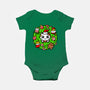 Catmas Holiday Wreath-Baby-Basic-Onesie-bloomgrace28