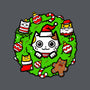 Catmas Holiday Wreath-Unisex-Crew Neck-Sweatshirt-bloomgrace28