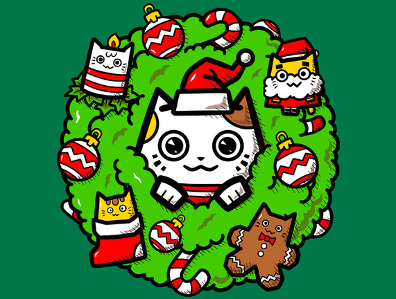 Catmas Holiday Wreath