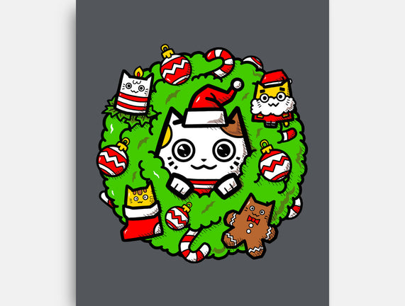 Catmas Holiday Wreath