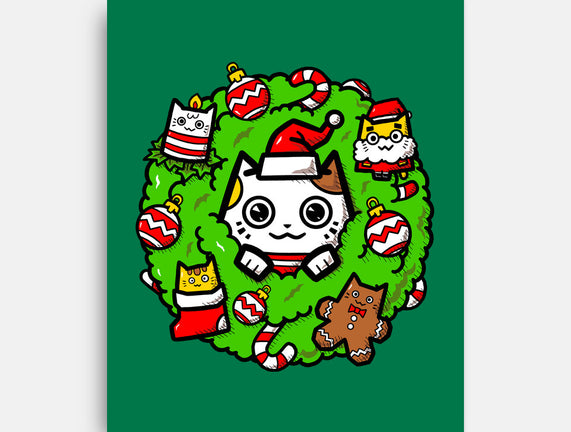 Catmas Holiday Wreath