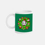 Catmas Holiday Wreath-None-Mug-Drinkware-bloomgrace28