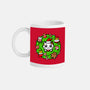 Catmas Holiday Wreath-None-Mug-Drinkware-bloomgrace28