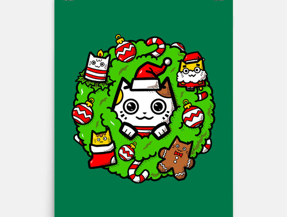 Catmas Holiday Wreath