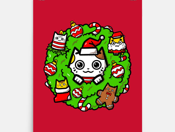 Catmas Holiday Wreath
