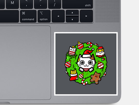 Catmas Holiday Wreath