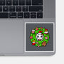 Catmas Holiday Wreath-None-Glossy-Sticker-bloomgrace28