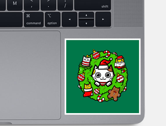 Catmas Holiday Wreath