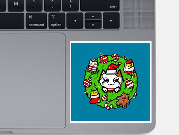 Catmas Holiday Wreath