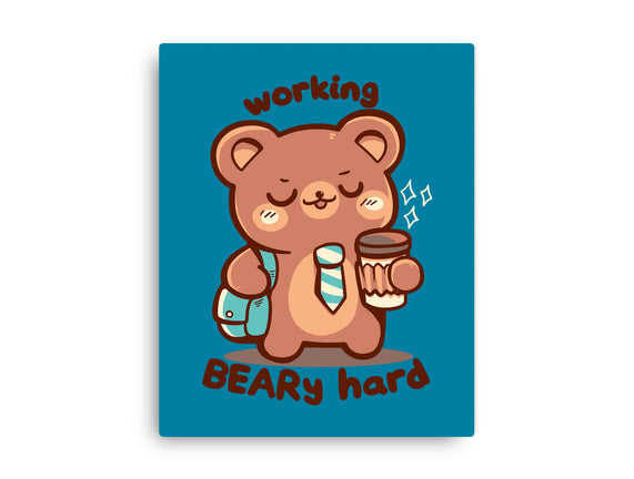 Working Beary Hard