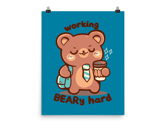 Working Beary Hard