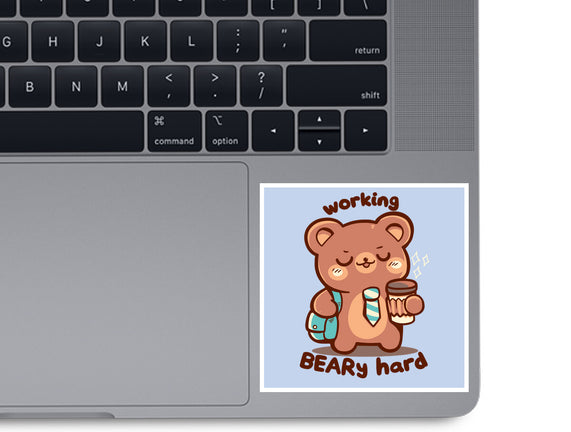 Working Beary Hard
