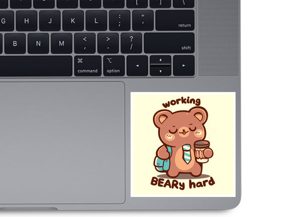 Working Beary Hard
