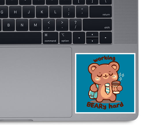 Working Beary Hard