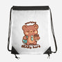 Working Beary Hard-None-Drawstring-Bag-TechraNova