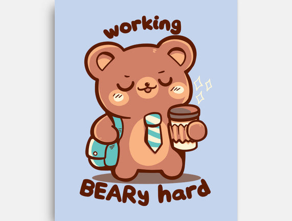 Working Beary Hard