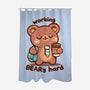 Working Beary Hard-None-Polyester-Shower Curtain-TechraNova