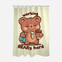 Working Beary Hard-None-Polyester-Shower Curtain-TechraNova