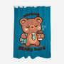 Working Beary Hard-None-Polyester-Shower Curtain-TechraNova
