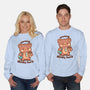 Working Beary Hard-Unisex-Crew Neck-Sweatshirt-TechraNova