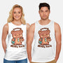 Working Beary Hard-Unisex-Basic-Tank-TechraNova