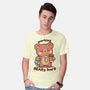 Working Beary Hard-Mens-Basic-Tee-TechraNova