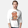 Working Beary Hard-Mens-Long Sleeved-Tee-TechraNova