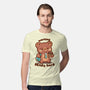 Working Beary Hard-Mens-Premium-Tee-TechraNova