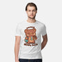 Working Beary Hard-Mens-Premium-Tee-TechraNova