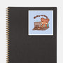 Bearly Working-None-Glossy-Sticker-TechraNova