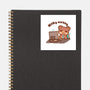 Bearly Working-None-Glossy-Sticker-TechraNova
