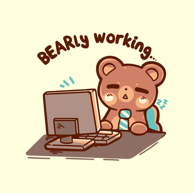 Bearly Working-Mens-Basic-Tee-TechraNova
